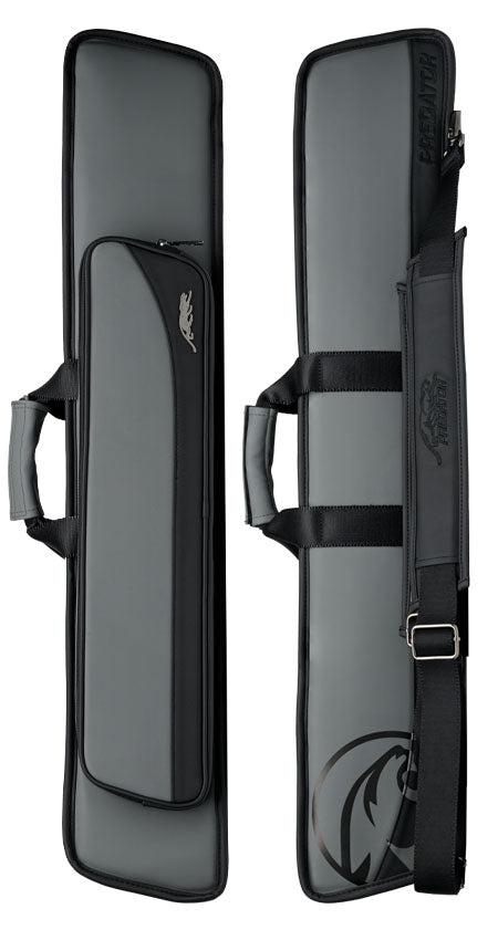 Predator Roadline C48GRYBLKS 4x8 Butterfly Soft Pool Cue Case - Gray/Black 4