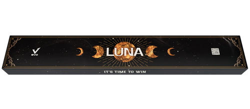 EVO Luna Golden Crest Leather Wrap Pool Cue Maxbing Edition 3