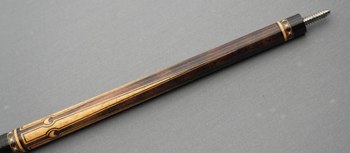 EVO Luna Golden Crest Leather Wrap Pool Cue Maxbing Edition 5