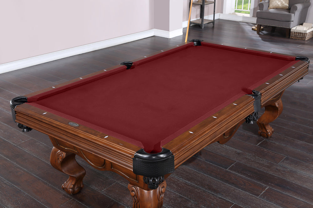 Savannah 8 Foot Pool Table Birch Brown Walnut