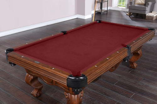 Savannah 8 Foot Pool Table Birch Brown Walnut 7