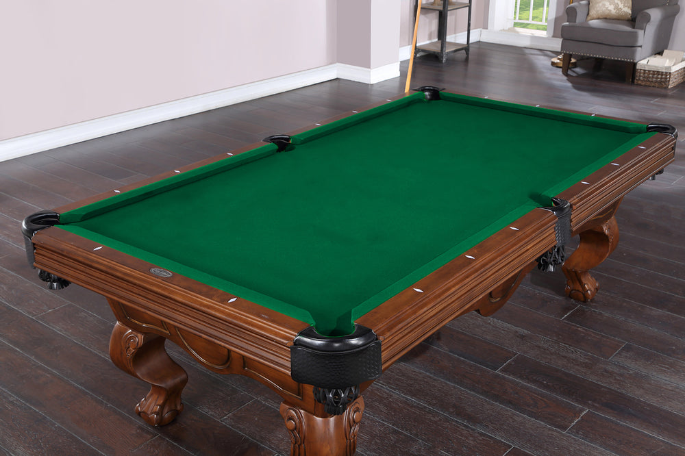 Savannah 8 Foot Pool Table Birch Brown Walnut