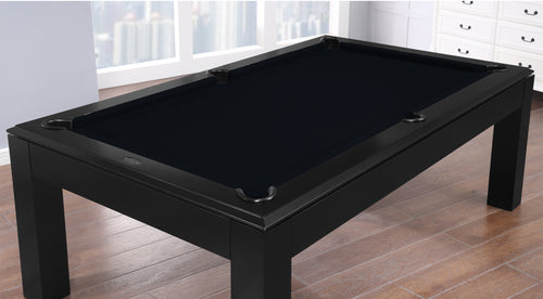 Aragon 7 Foot Pool Table with Dining Top Black 6