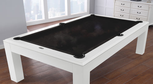 Aragon 7 Foot Pool Table with Dining Top White 6