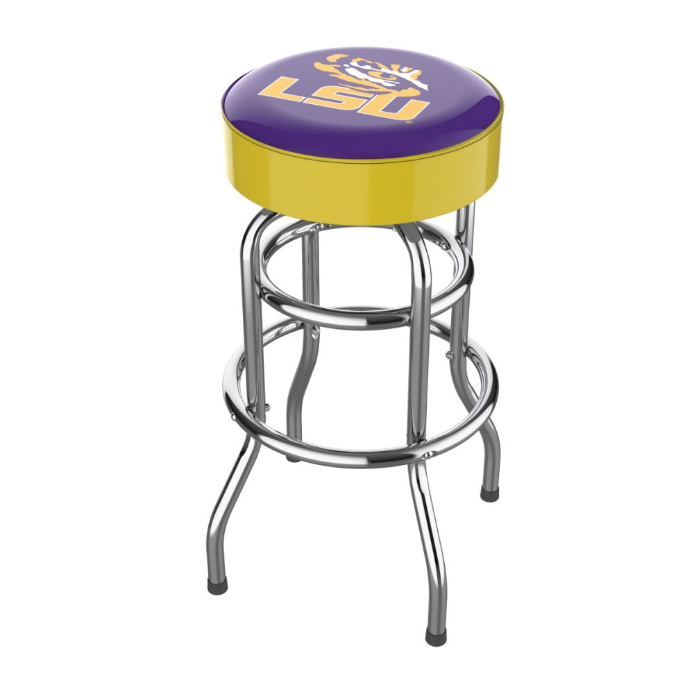 LSU Chrome Bar Stool