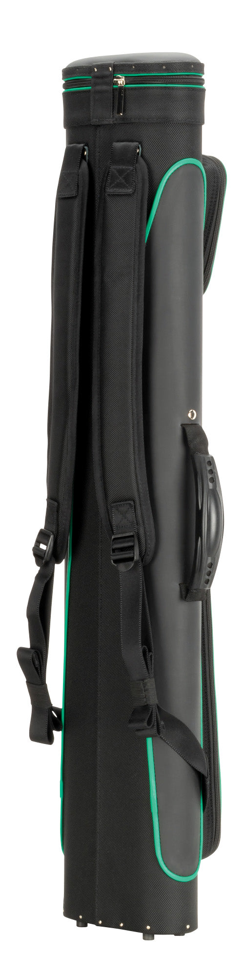 McDermott 750942 Tournament Collection Black/Green 4x6 Sport Pool Cue Case 3