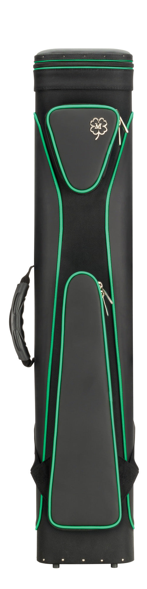 McDermott 750942 Tournament Collection Black/Green 4x6 Sport Pool Cue Case 2