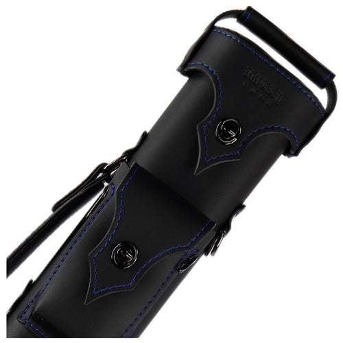 Holly Spectrum Series Pool Cue Case - Sapphire Stitched 1