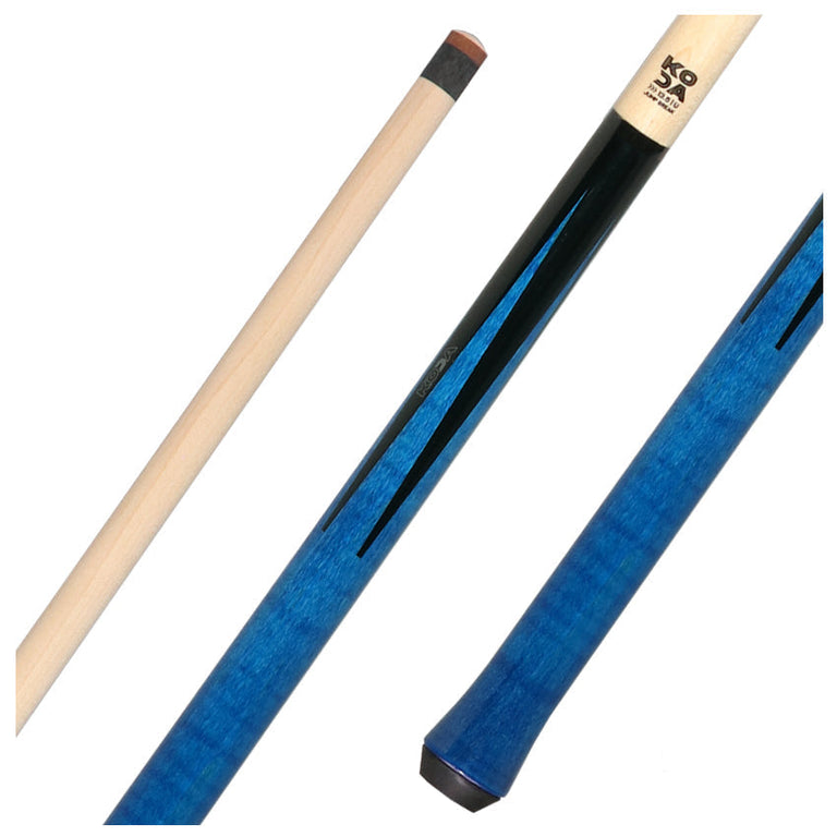 KODA Black with Blue Points Graphic Jump Cue