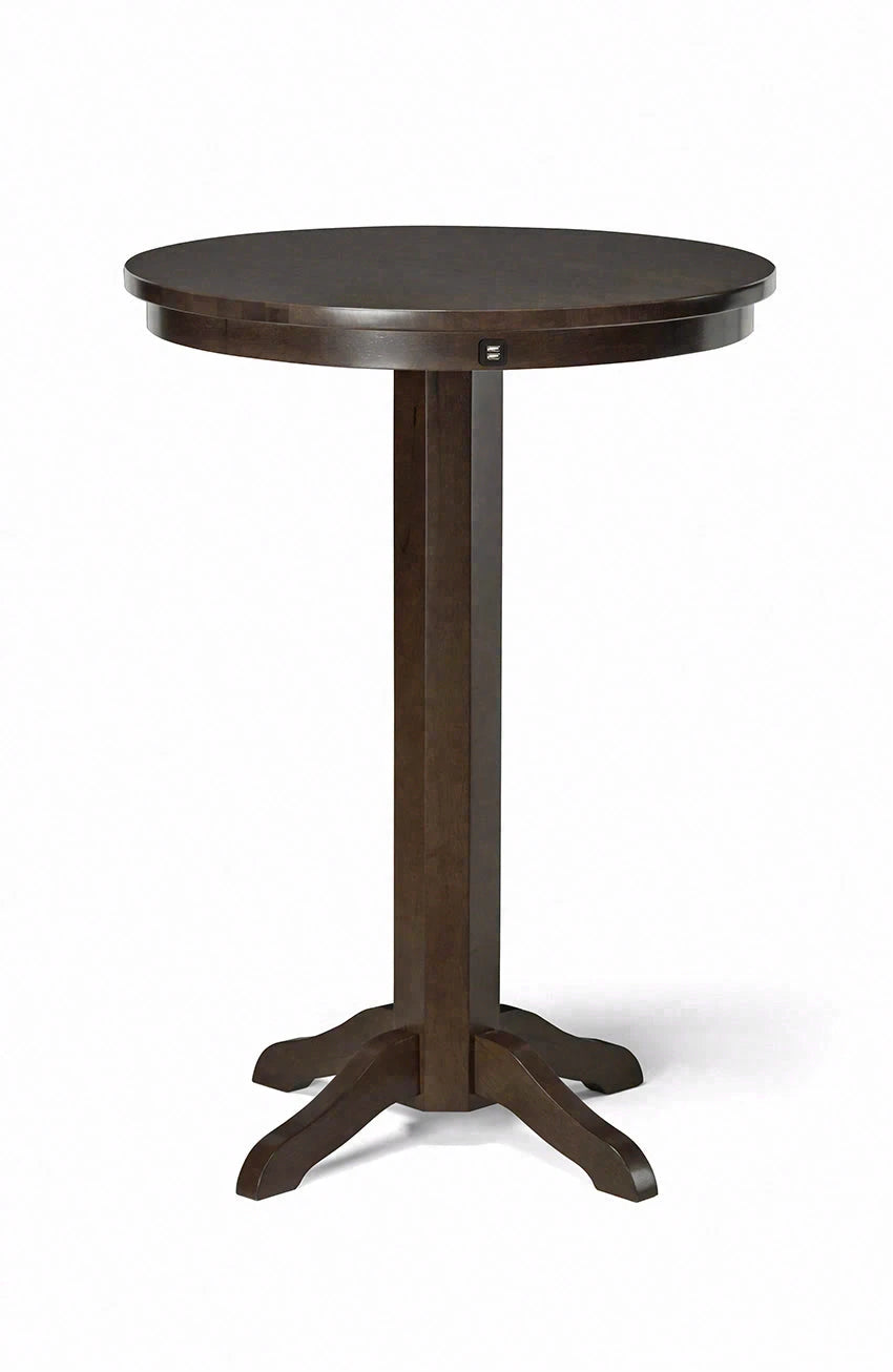 Brunswick Traditional Pub Table With USB Port