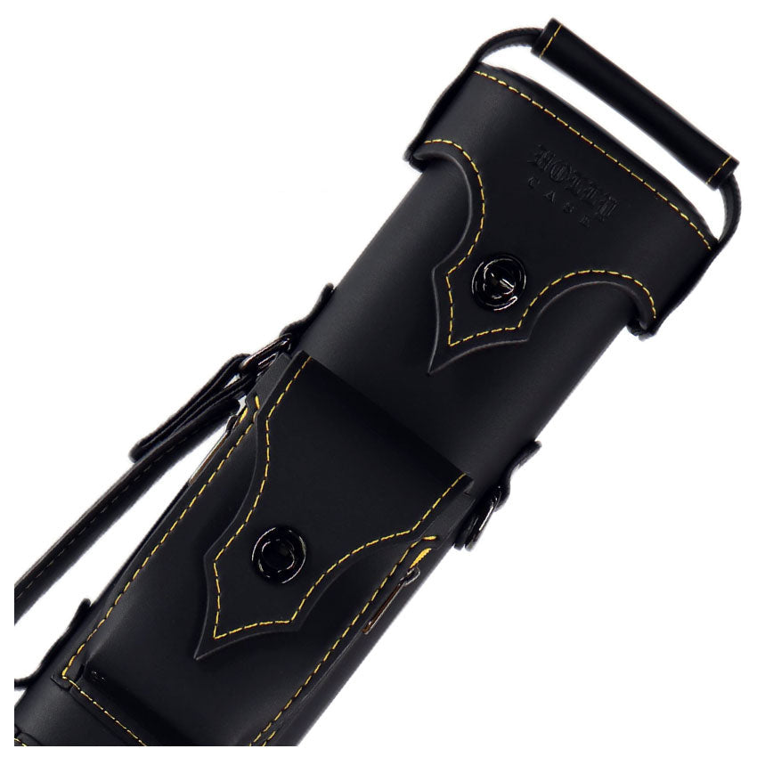 Holly Spectrum Series Hard Pool Cue Case - Citrine Stitched