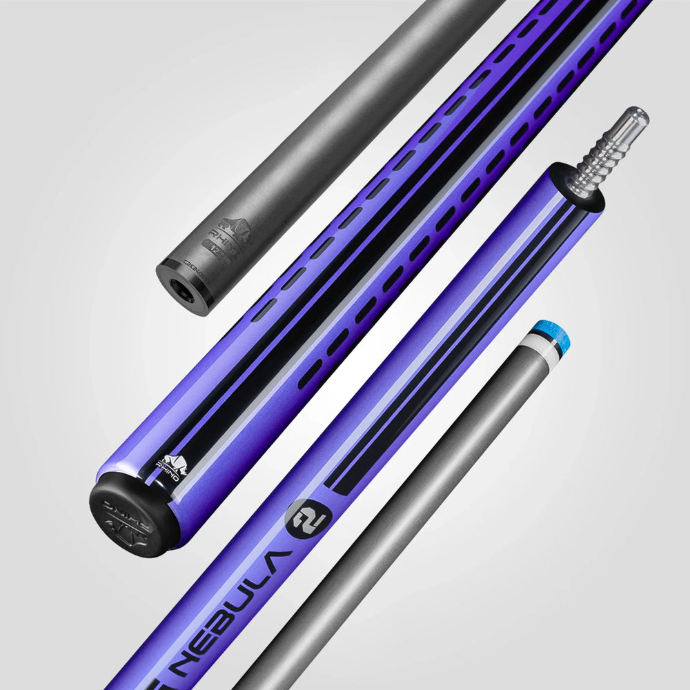 Rhino RCNEB2NWPU Nebula 2 No Wrap Pool Cue - Amethyst Purple