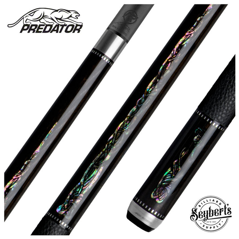 Predator Limited Edition Ebony with Gordian Knot Inlays and Luxe Leather Wrap - Radial