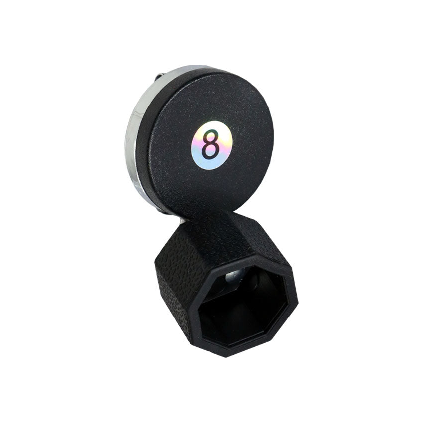Poolgods Retractable Chalk Holder - Octagon 8 Ball