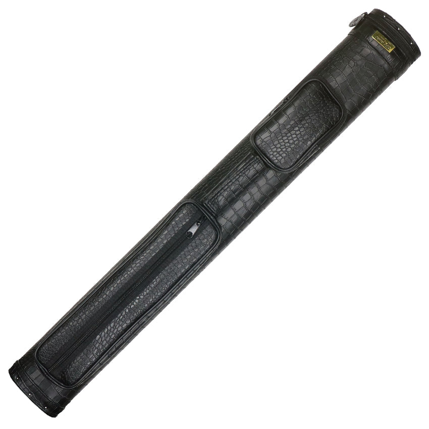 Pro Series Crocodile Leatherette Hard Cue Case - Black