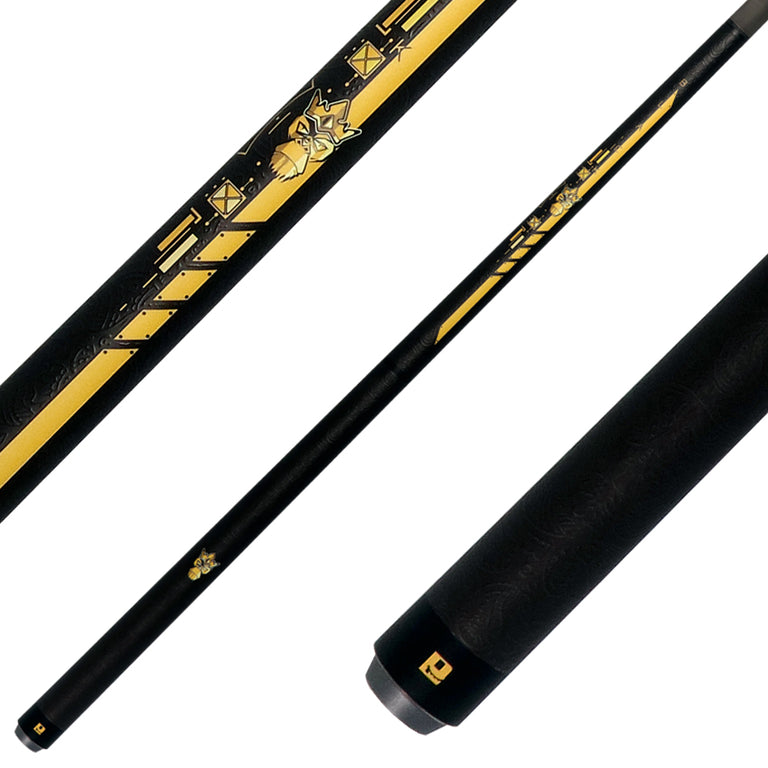 Little Monster Black Egg Textured No Wrap Break/Jump Cue with Carbon Fiber Shaft