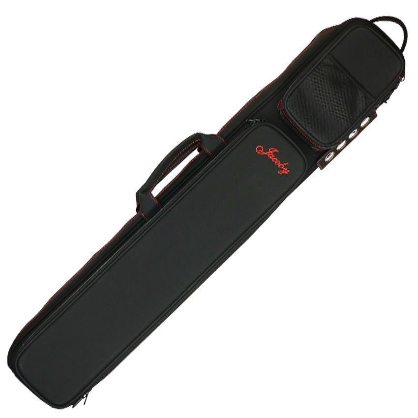 Jacoby Silver Fox 2.0 Butterfly 4x8 Soft Cue Case - Red