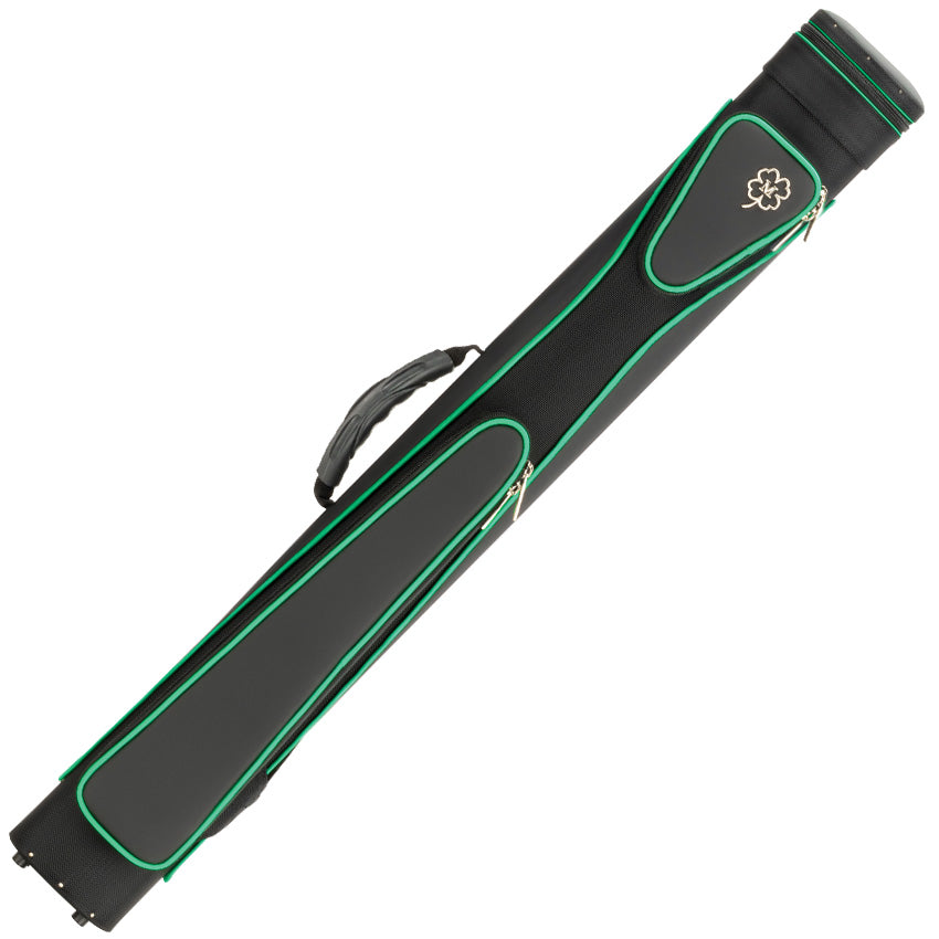 McDermott 750928 Tournament Collection Black/Green 2x2 Sport Pool Cue Case