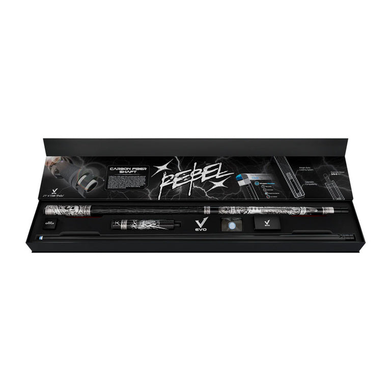 EVO Rebel Leather Wrap Pool Cue Maxbling Edition