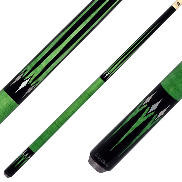 KODA Black with Green Points Graphic No Wrap Play Cue