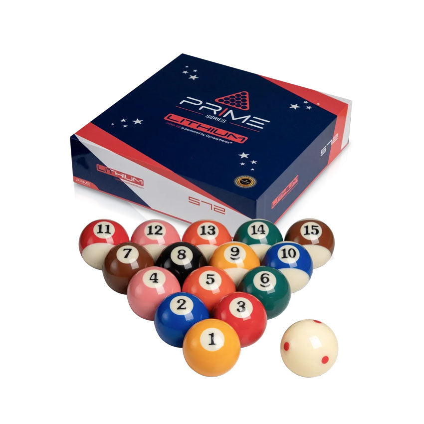 Dynasphere Prime Lithium 572 Pool Ball Set