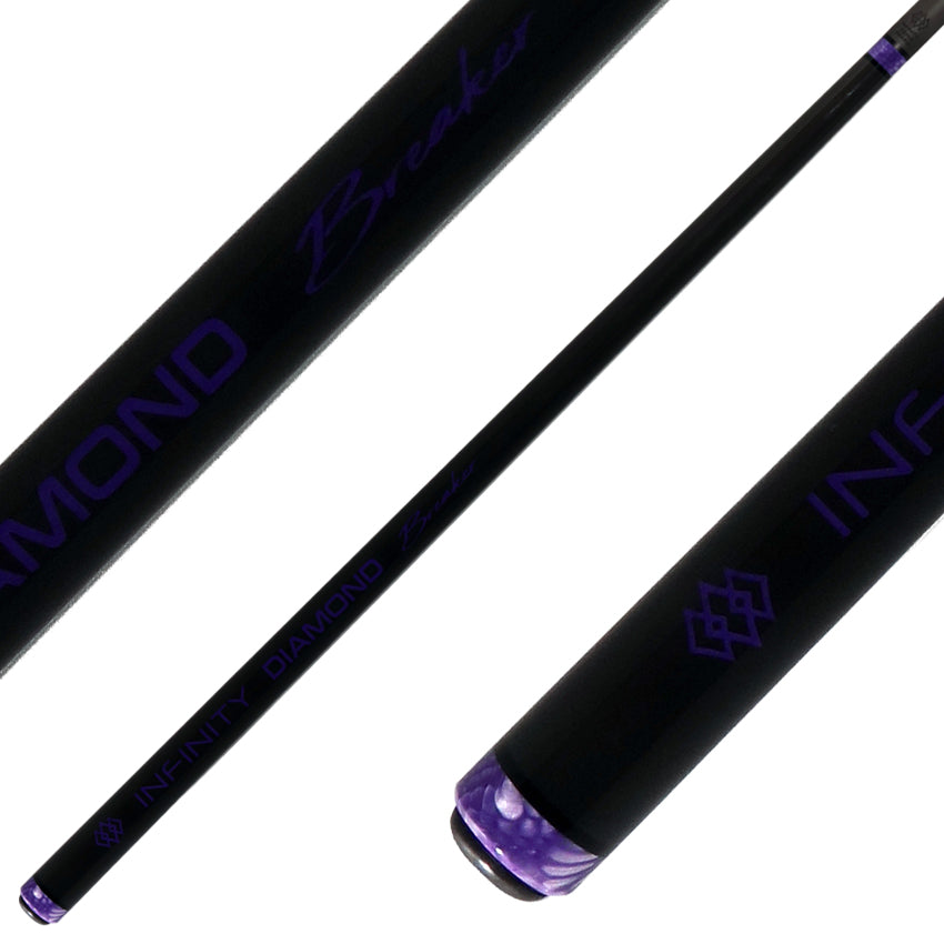 Infinity INDBPU Diamond Breaker Carbon Fiber Break Cue - Purple