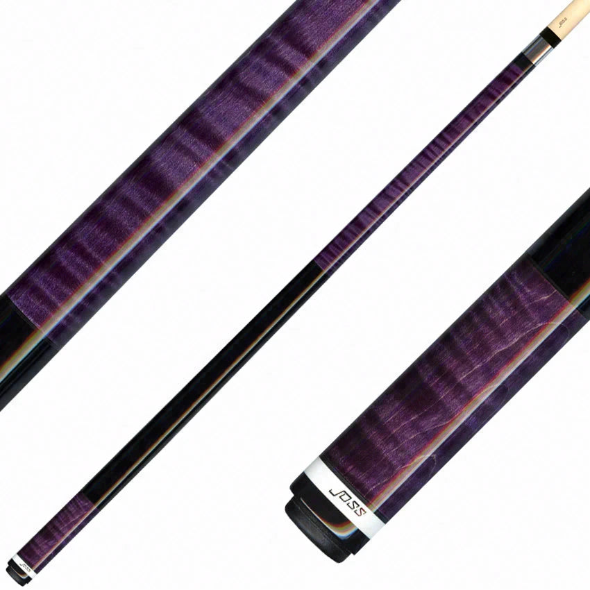 Joss Purple Stained No Wrap Pool Cue - JCPUR