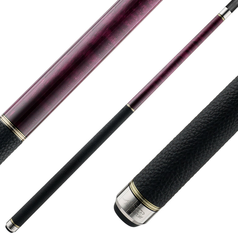 Predator 10K Luxe Leather Wrap Pool Cue - Purple