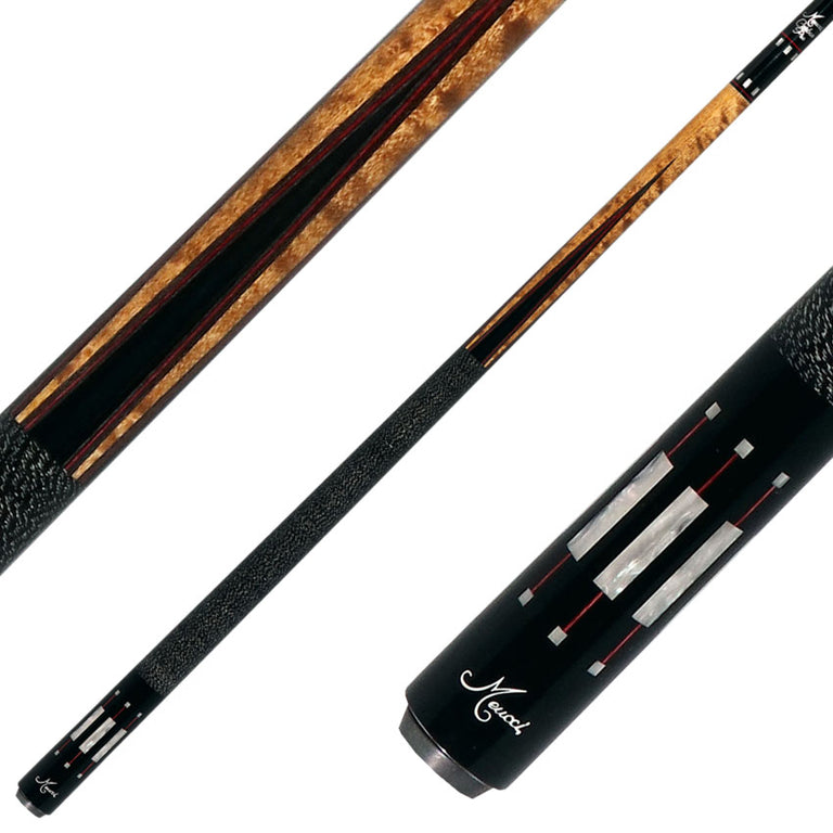 Meucci 9710 Pool Cue - Brown and Black with Carbon Pro Shaft