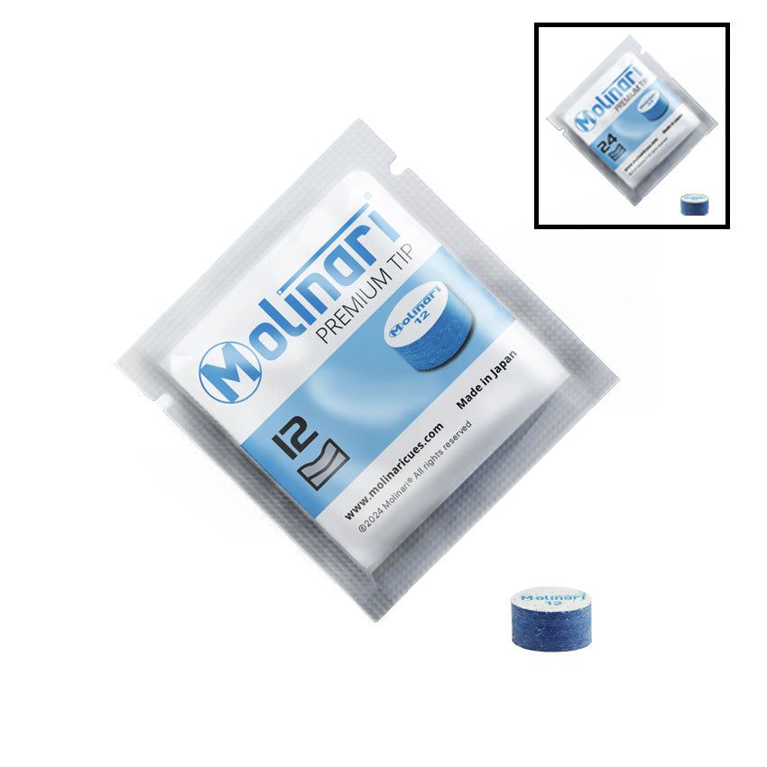 Molinari Laminated Leather Pool Cue Tips