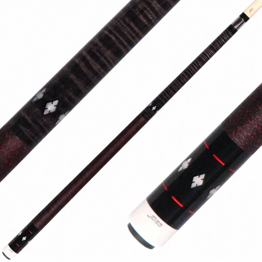 Joss Gray Stained Maple with Pearl Inlays Pool Cue - JC20-43