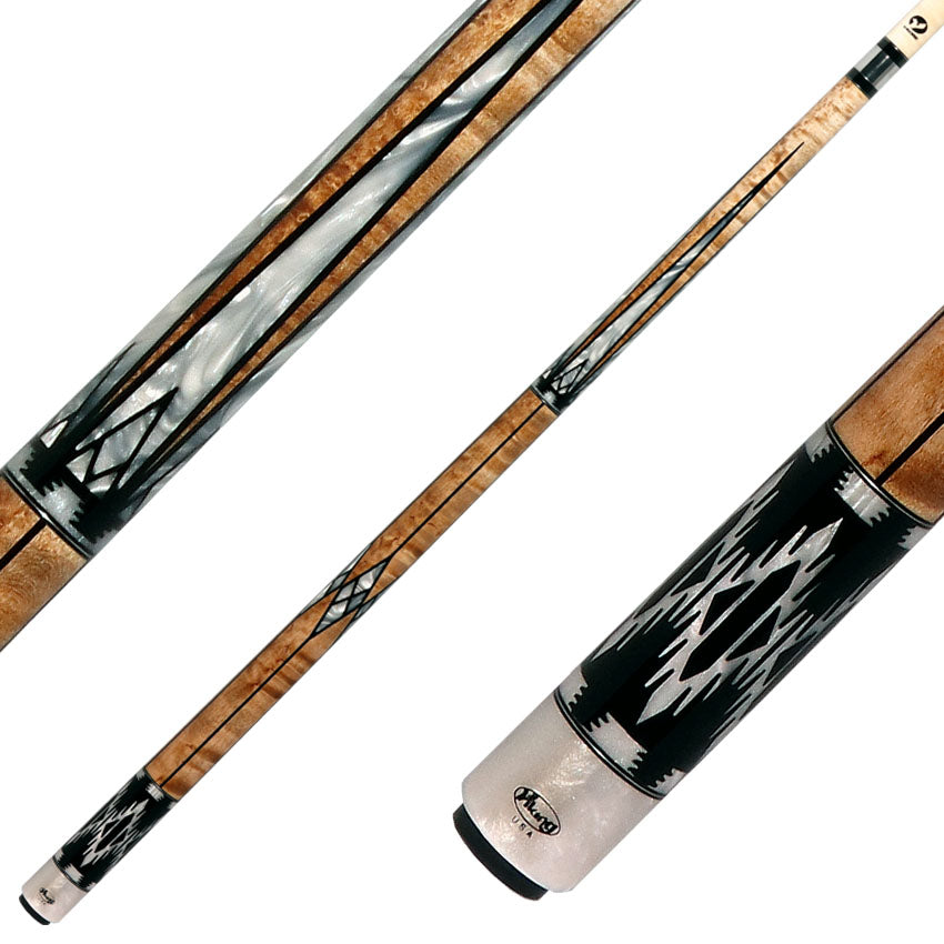Viking SG-TF-RS Two-Feather Series Pool Cue - Rising Spirits with Vikore Shaft