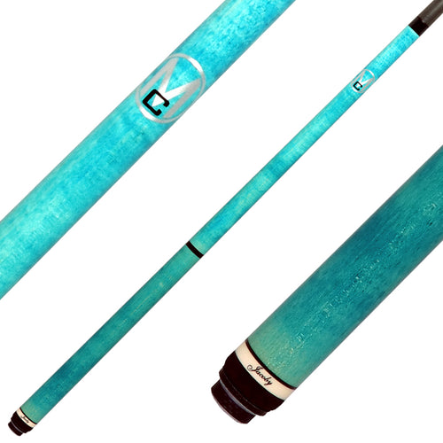 Jacoby Custom JACMCNWTUR Turquoise Monster Crush No Wrap Break Cue 1