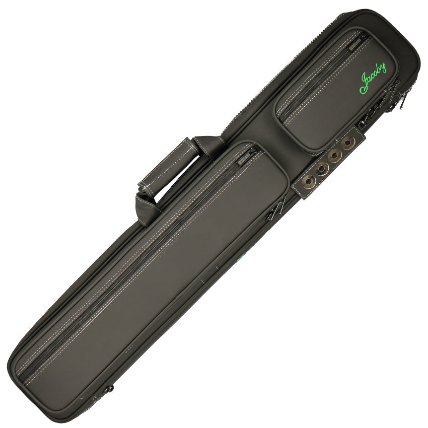 Jacoby JCSFB4X8GRNV1 Silver Fox Butterfly 4x8 Soft Pool Cue Case - Green
