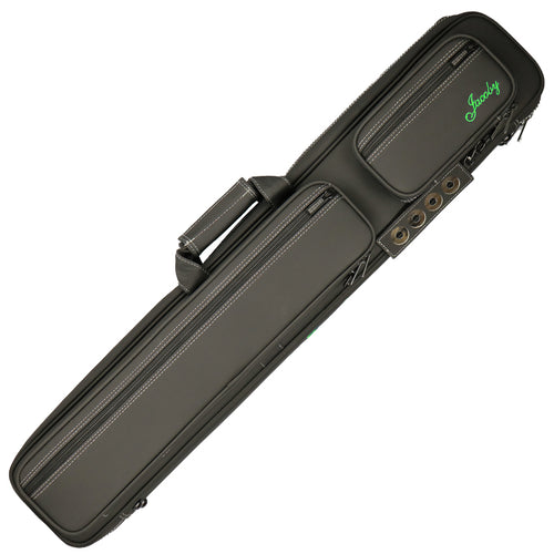 Jacoby JCSFB4X8GRNV1 Silver Fox Butterfly 4x8 Soft Pool Cue Case - Green 1