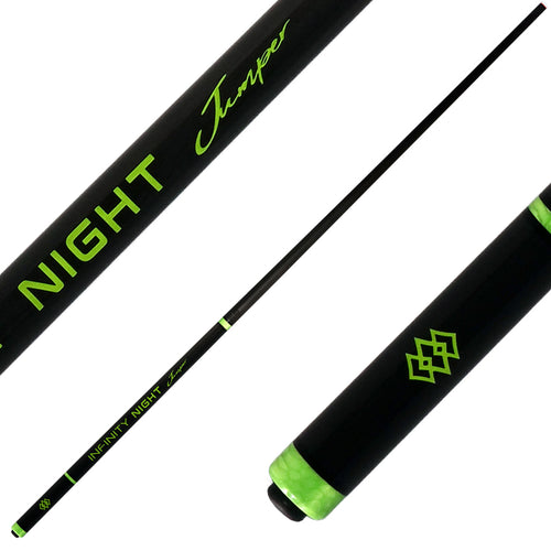 Infinity Night Jumper Carbon Fiber Jump Cue - Green 1