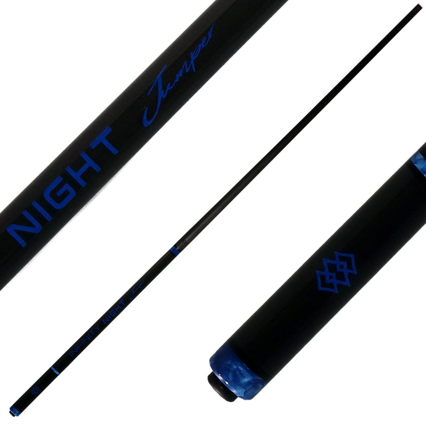 Infinity Night Jumper Carbon Fiber Jump Cue - Blue