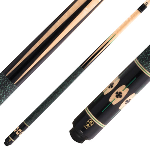 McDermott G413 G Series Pool Cue - Birdseye Maple with Black Urethane Points and Irish Linen Wrap 1