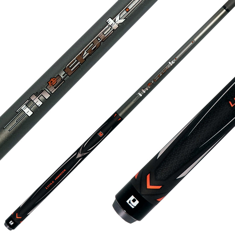 Little Monster Classic Titanium Gray Impact Break Cue with Carbon Fiber Shaft