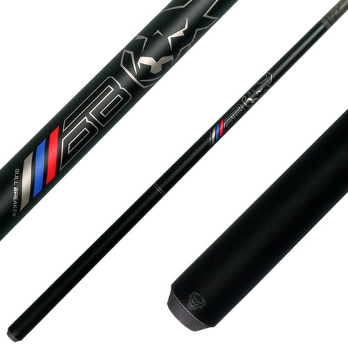 Bull Carbon BCBBGMN Bull Breaker Gun Metal No Wrap Break Cue 1