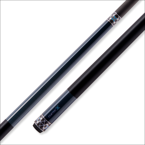 Cuetec 95-121U Cynergy X Lagoon Pool Cue with Black Poly Wrap 1