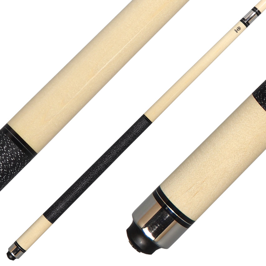 Star S86 Break/Jump No Wrap Pool Cue - Hardrock Maple with Irish Linen Wrap