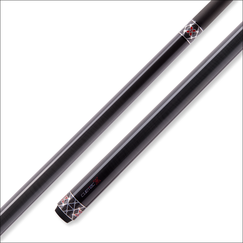 Cuetec 95-120 Cynergy X Raw Black No-Wrap Cue 1