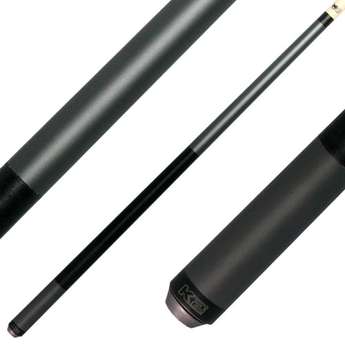 K2 KL108 Matte Smoke Gray Pool Cue with 12.50mm K2 LD Shaft 1
