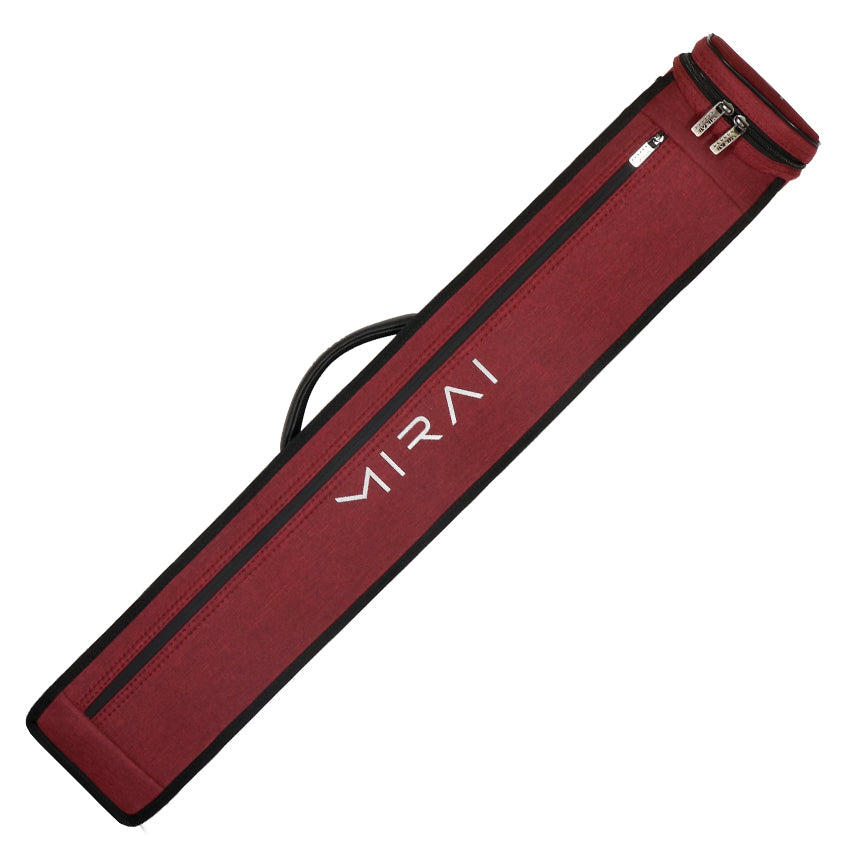 Mirai 3x5 Burgundy Hybrid Soft Pool Cue Case
