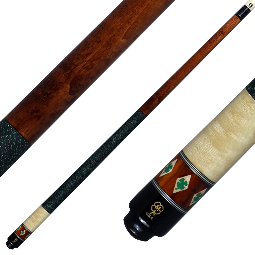 McDermott G331 G Series Pool Cue - Dark Cherry Stained Birdseye Maple with Irish Linen Wrap