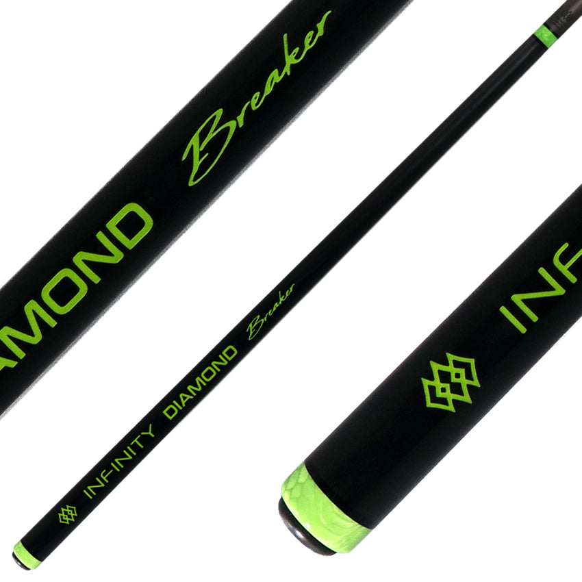 Infinity INDBGR Diamond Breaker Carbon Fiber Break Cue - Green