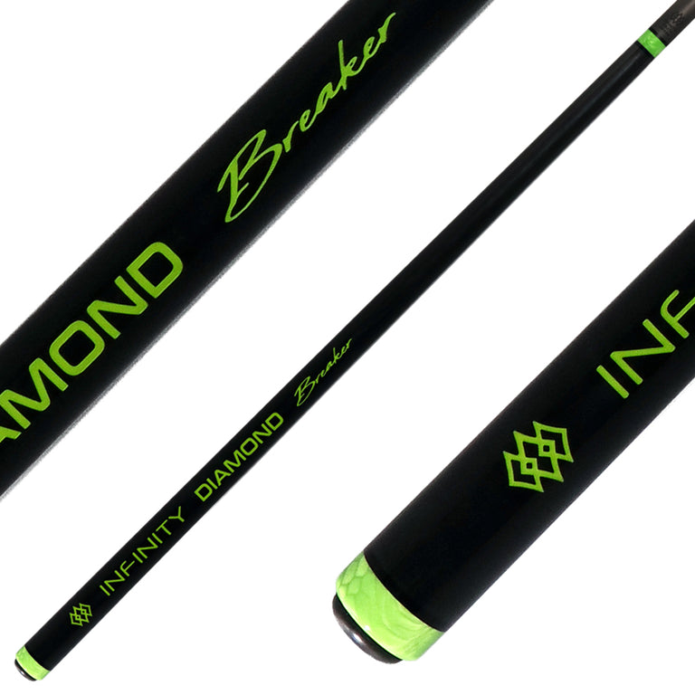 Infinity INDBGR Diamond Breaker Carbon Fiber Break Cue - Green