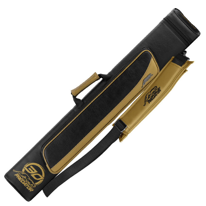 Predator Roadline 30th Anniversary C35BLKGLDH3x5 Hard Pool Cue Case - Black and Gold