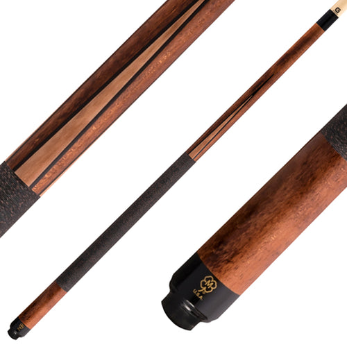 McDermott G239 G Series Pool Cue - Dark American Cherry Stain with Irish Line Wrap 1